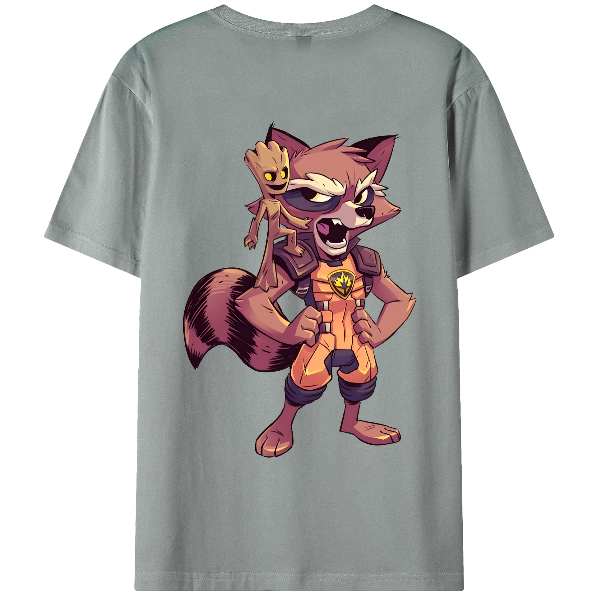（画像用） アベンジャーズ The Avengers 綿100％ メンズ半袖Tシャツ（バックプリント） 通気性